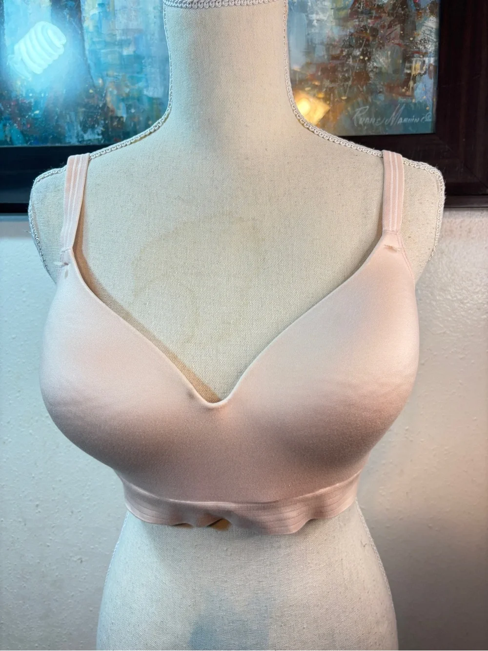 Hanes Light Blush Seamless Comfort Bralette